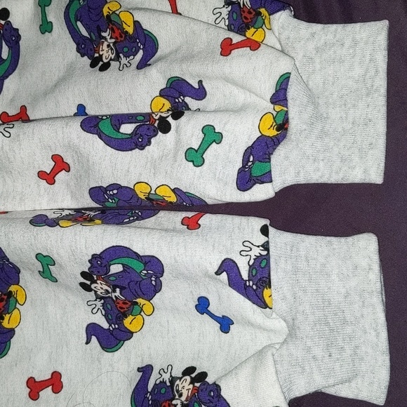 ❤️ Disney Mickey Mouse Pajama Bottoms Pants For Kids - Toddler Size 6 - Picture 4 of 6